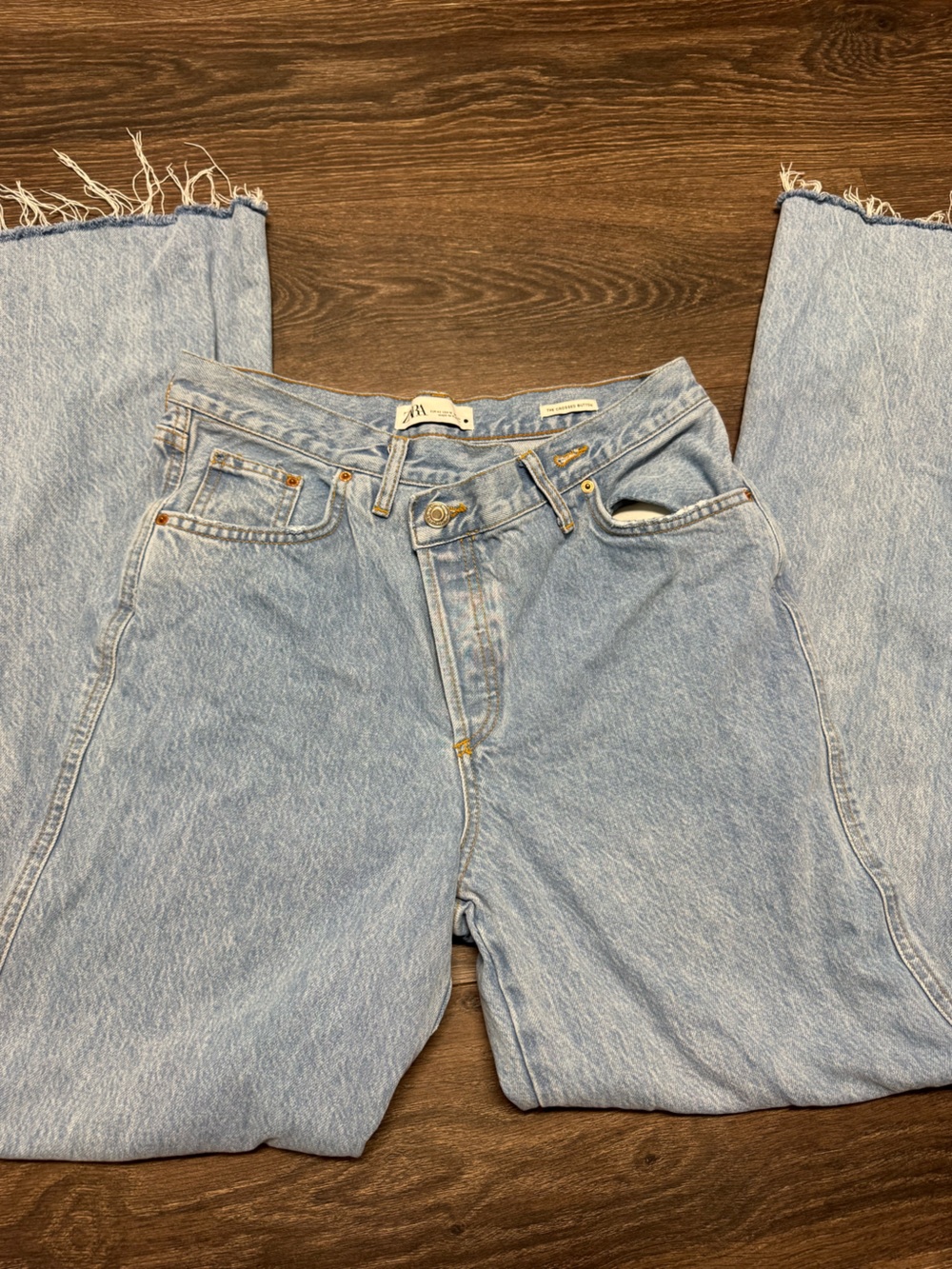 Zara Light Blue High-Rise Women's Jeans